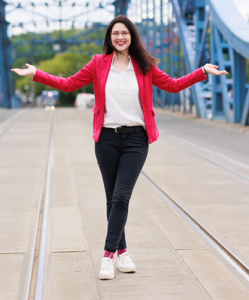 Fotografie von Christine Schmitt, Gründerin von CoWeWi