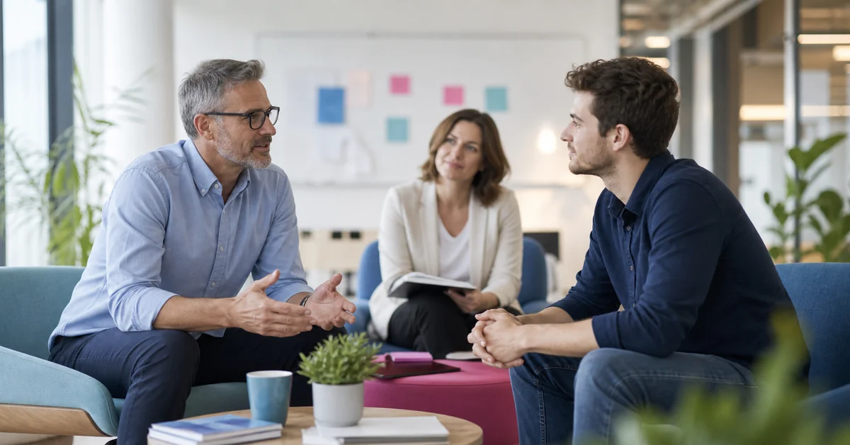 Mentoring Programm Unternehmen als Führungsfrage in einer professionellen Teamsituation