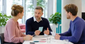 schwierige Kundengespräche meistern als Führungsfrage in einer professionellen Teamsituation